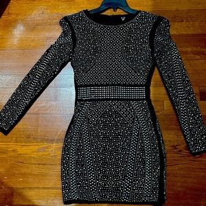 Windsor | Black | Sequin | studded |mini party dress | Small